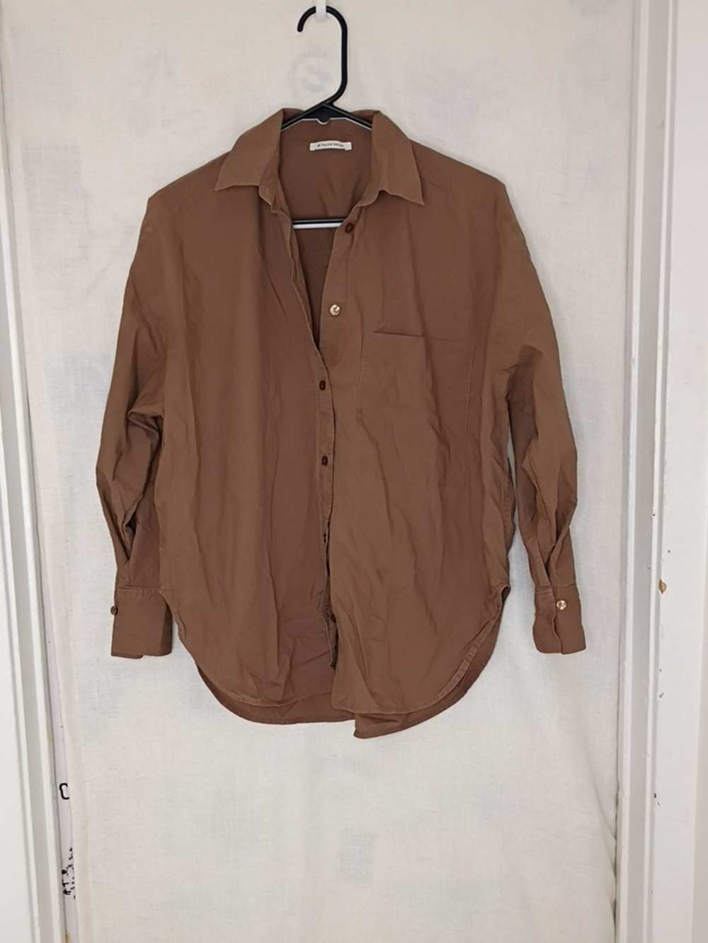 By Malene Birger Lightweight Brown Shirt Jacket